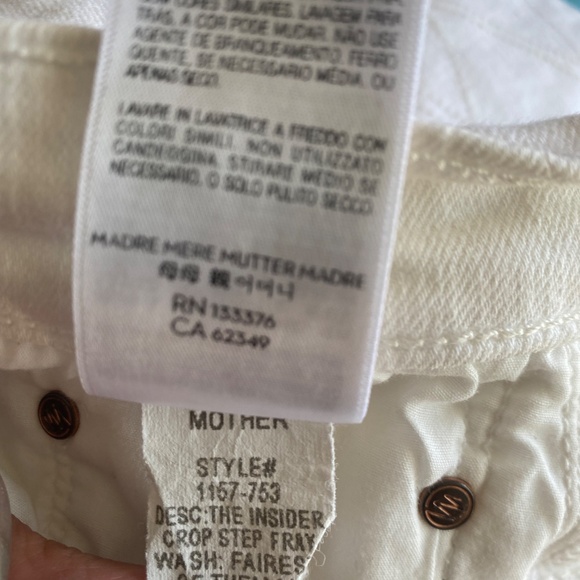 Mother 27 The Insider Crop Step Fray Jean - Picture 13 of 14